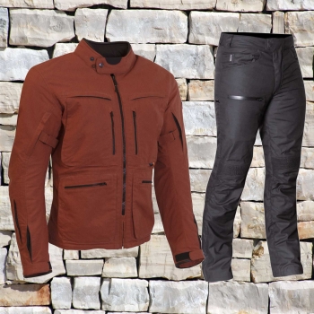 Motorradbekleidung aus gewachster Baumwolle: Premium-Qualität für höchste Ansprüche in Designs von klassisch bis modern !